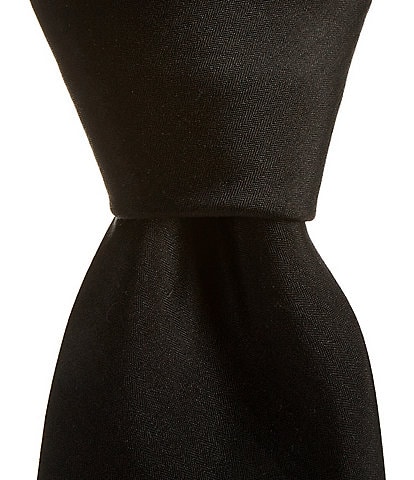 Murano Prom Solid 3#double; Narrow Silk Tie