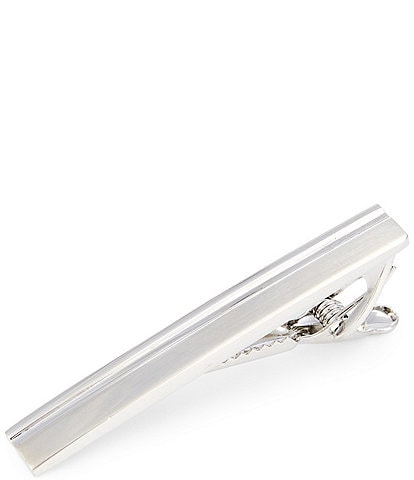 Murano Satin Silverstone Tie Bar