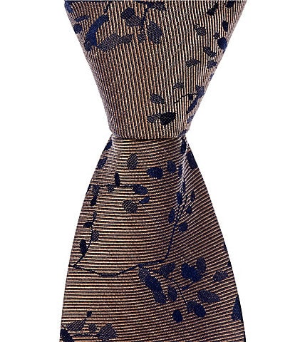 Murano Scarce Flowers Print 2 3/4" Silk-Blend Tie