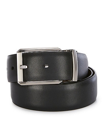 Murano Shiny Reversible Genuine Leather Dress Belt