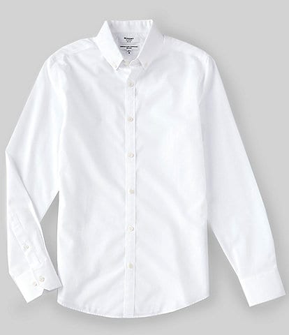 Murano Slim-Fit Non-Iron Italian Solid Long-Sleeve Woven Shirt