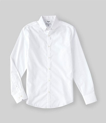Murano Slim-Fit Non-Iron Italian Solid Long-Sleeve Woven Shirt