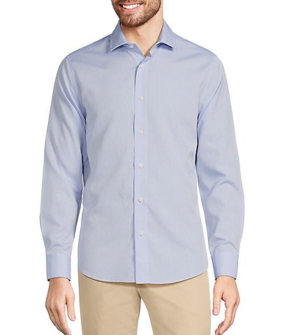 Murano Slim-Fit Non-Iron Solid Long-Sleeve Woven Shirt