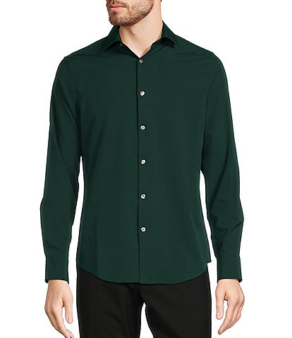 Murano Slim-Fit Performance Stretch Long Sleeve Woven Shirt