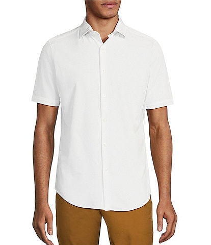 Murano Slim-Fit Performance Stretch Short Sleeve Woven Shirt