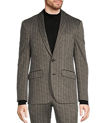 Murano Slim Fit Plaid Suit Separates Jacket