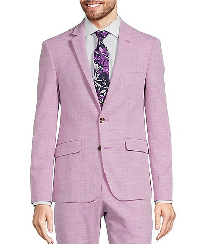 Murano Slim Fit Textured Suit Separates Jacket