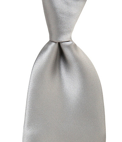 Murano Solid Narrow 3 1/8#double; Silk Tie