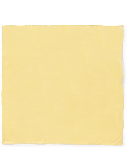 Murano Solid Silk Pocket Square