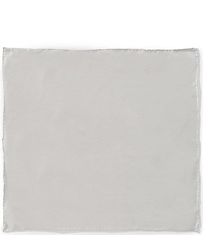 Murano Solid Silk Pocket Square