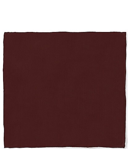 Murano Solid Silk Pocket Square