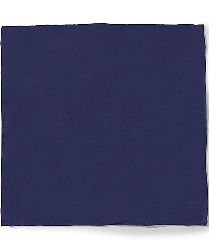 Murano Solid Silk Pocket Square