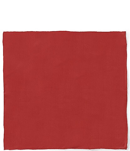Murano Solid Silk Pocket Square
