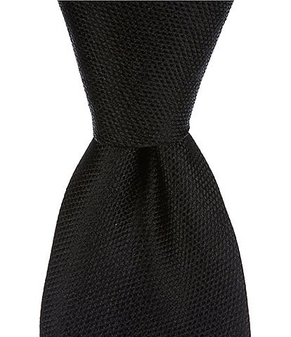 Murano Solid Textured 3 1/8#double; Woven Silk Tie
