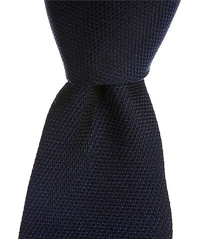 Murano Solid Textured 3 1/8#double; Silk Tie