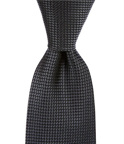 Murano Solid Textured 3 1/8" Woven Silk Tie