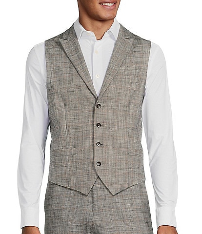 Murano Suit Separates Plaid Shawl Vest