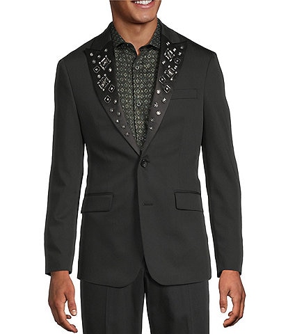 Murano The Holiday Edit Collection Slim Fit Suit Separates Jeweled Peak Jacket