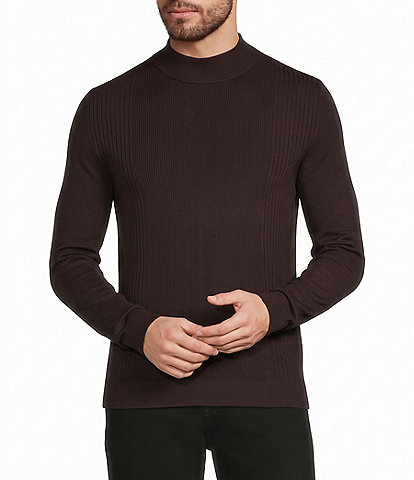 Murano The Legend Collection Ribbed Mock Neck Sweater