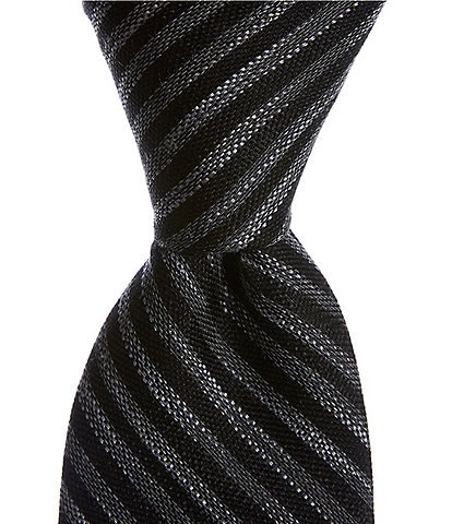 Murano Thick Stripe Slim 2 3/4" Silk Tie
