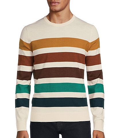 Murano Tigers of Tokyo Collection Placed Stripe Sweater