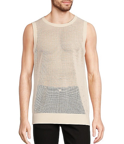 Murano Wanderin West Collection Open Knit Sweater Tank