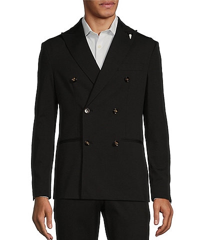 Murano Wanderin West Collection Slim-Fit Double-Breasted Knit Suit Separates Jacket