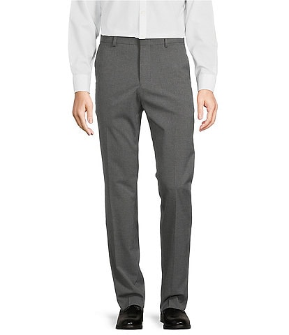 Murano Wardrobe Essentials Alex Slim Fit TekFit Waistband Suit Separates Flat Front Dress Pants