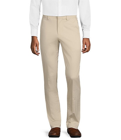 Murano Wardrobe Essentials Evan Extra Slim Fit Flat Front Tapered Leg Chino Dress Pants