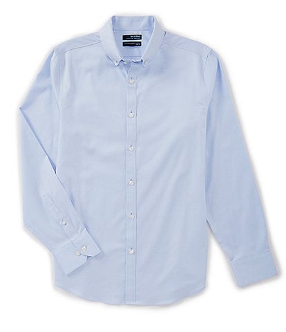Murano Wardrobe Essentials Slim-Fit Solid Twill Long-Sleeve Woven Shirt