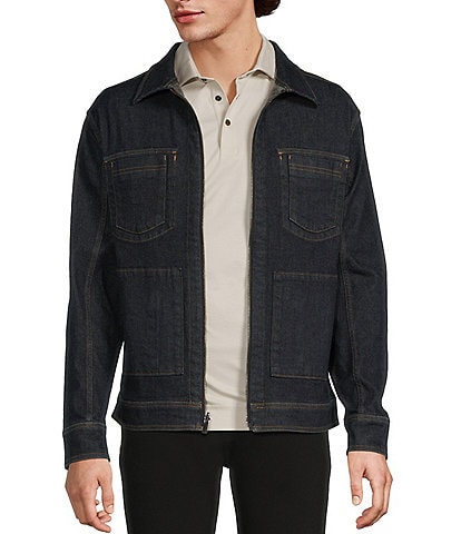 Murano Weekend Edit Classic Fit Reversible Denim Jacket