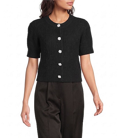Muse by Marchesa Short Sleeve Rosie Cardigan