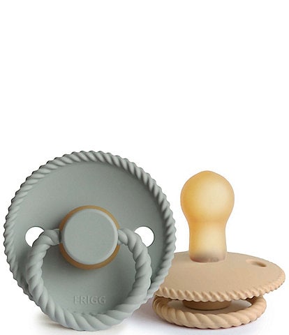 Mushie Frigg Rope Rubber Pacifier