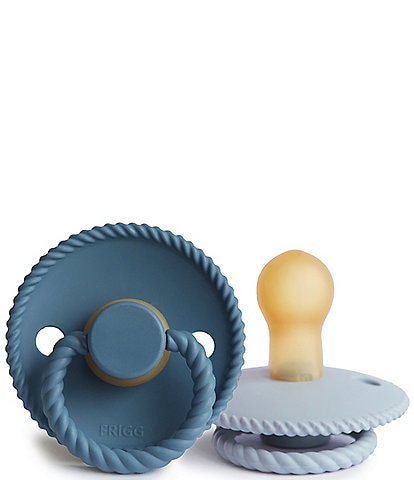 Mushie Frigg Rope Rubber Pacifier