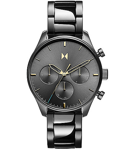 MVMT Men's Airhawk Chronograph Gunmetal Stainless Steel Bracelet Watch