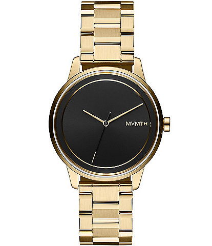 MVMT Unisex Profile Collection Small Analog Muse Gold Bracelet Watch