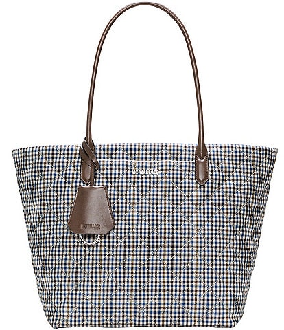 MZ Wallace Daily Medium Checked Tote Bag