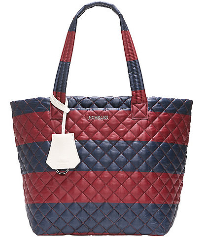 MZ Wallace Rugby Stripe Medium Metro Deluxe Tote Bag