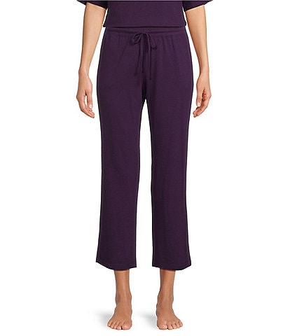N by Natori Ease Cotton Knit Coordinating Cropped Lounge Pants