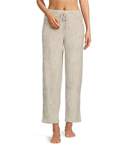 N By Natori Unwind Feathered-Chenille Coordinating Lounge Pants