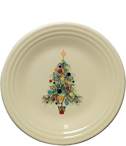 Fiesta Christmas Tree 9#double; Luncheon Plate