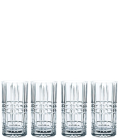 Nachtmann Square Long Drink Glasses, Set of 4