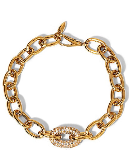 Nadri Alma Single Pave Link Line Bracelet