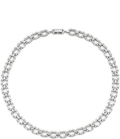 Nadri Crystal Gwen CZ Link Collar Necklace