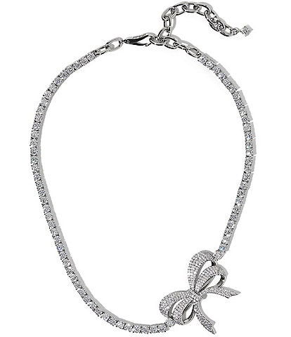 Nadri Eros Pave Bow Choker Necklace