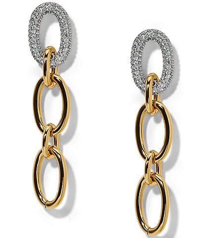 Nadri Gemini Link Drop Earrings