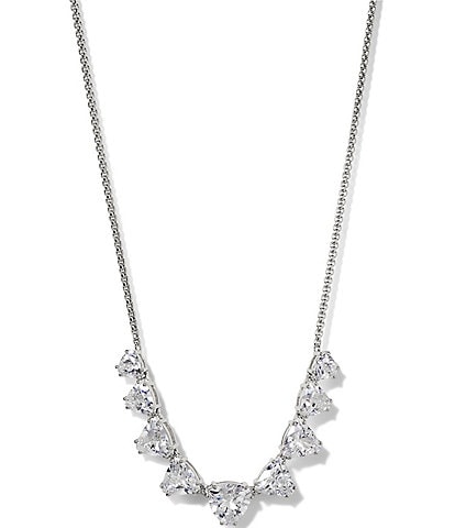 Nadri Luxor Cubic Zirconia Frontal Collar Necklace