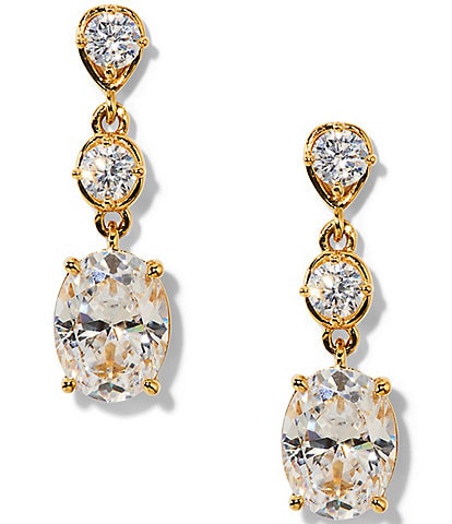 Nadri Maiden Oval Linear Earrings