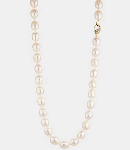 Nadri Freshwater Pearl 18#double; Collar Necklace