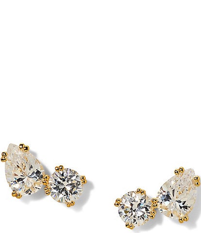 Nadri Twinnie Toi Moi Stud Earrings